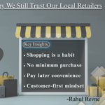 Infographic showing 10 reasons why local retailers still outshine e-commerce, highlighting trust, variety, personal service, and community connection.